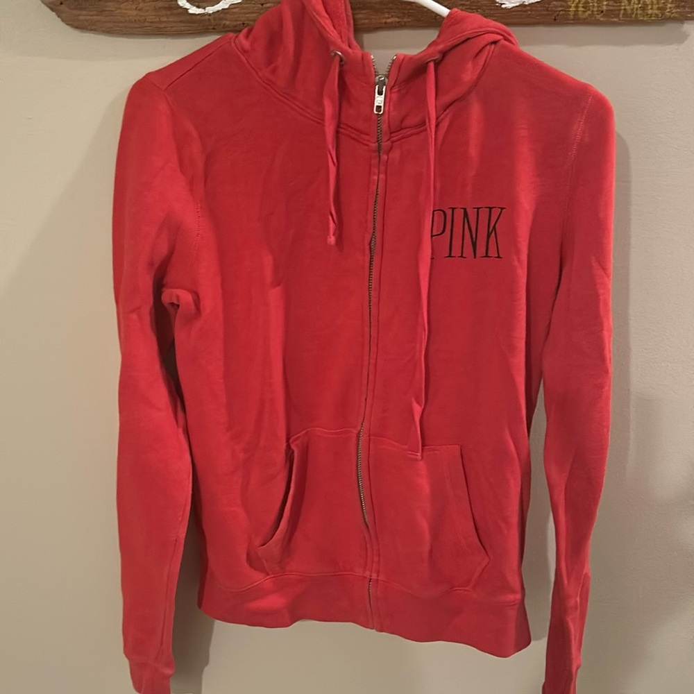 PINK zip up hoodie